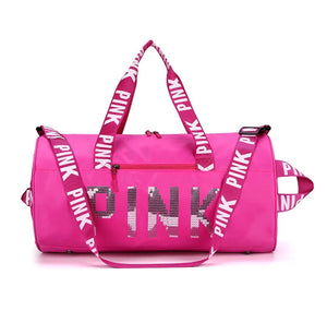 Pretty Pink Duffle Bag/Handbag