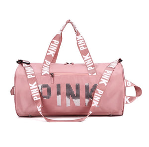 Pretty Pink Duffle Bag/Handbag