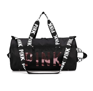 Pretty Pink Duffle Bag/Handbag